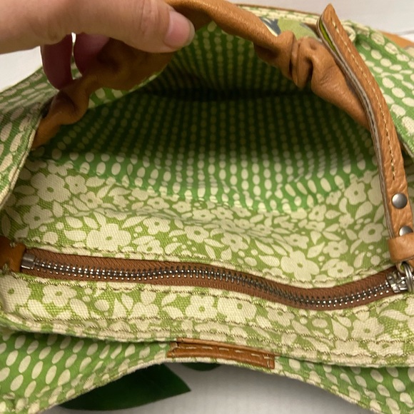 Fossil Floral Flower Print Tote Bag - Picture 7 of 11